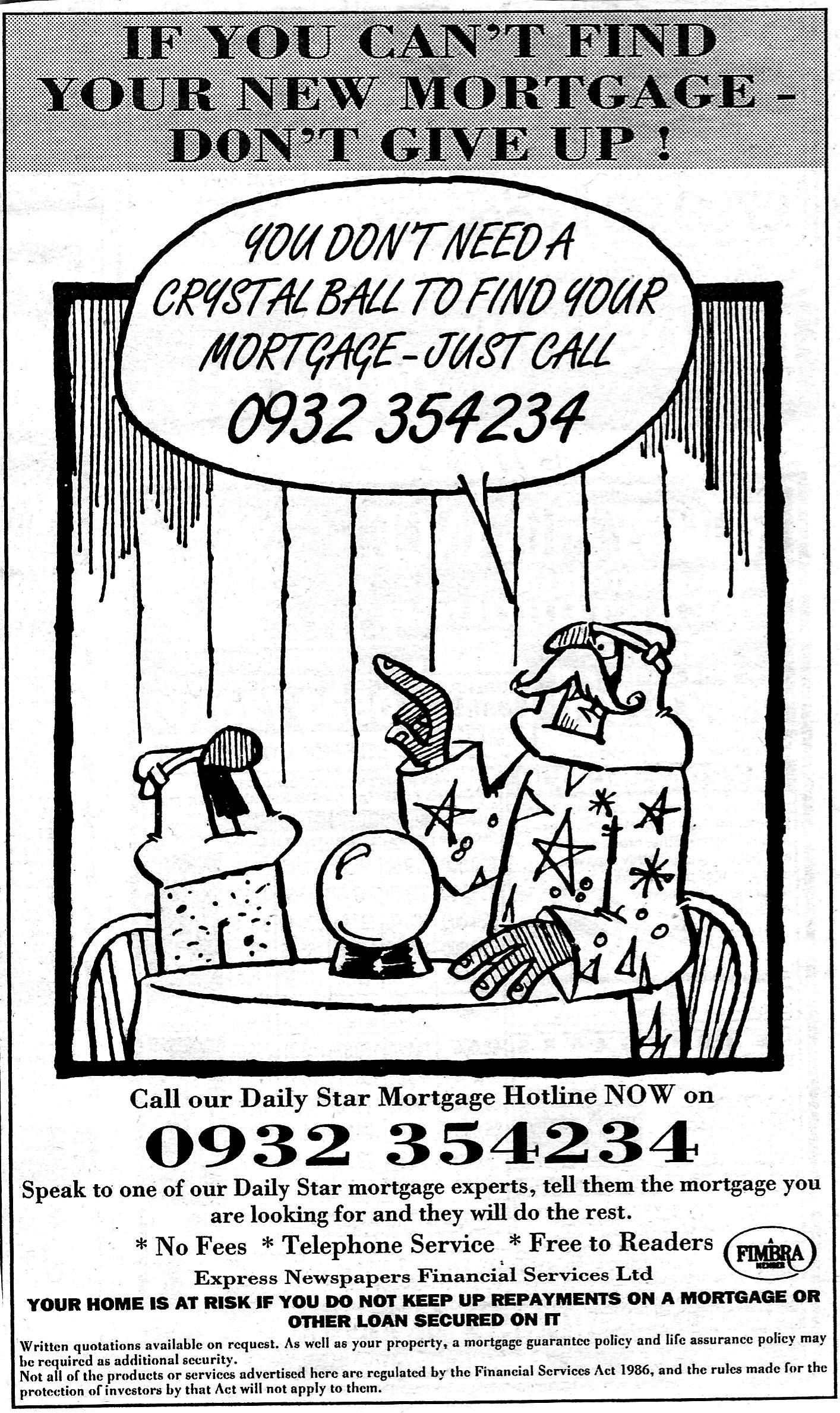 mortgage advert